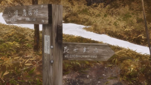 山道の分岐